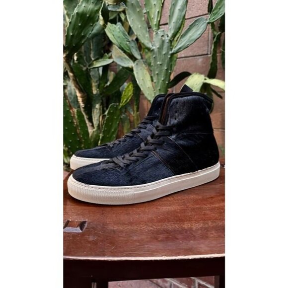 Daniel Patrick Men's Hightop Black Shoes Size 10 Pre-Owned! - Picture 2 of 8